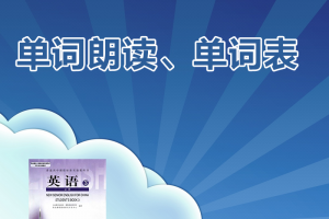 【人教必修三】人教版高中英语必修三单词表word+单词朗读mp3下载