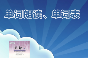【人教选修六】人教版高中英语选修六单词表word+单词朗读mp3下载