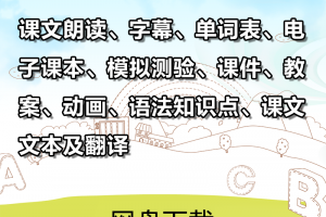 【新概念青少1A】新概念英语青少版1A资料合集