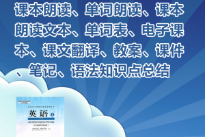【人教必修一】人教版(旧版04-07)高中英语必修一电子课本+教案和课件+单词课文mp3与翻译