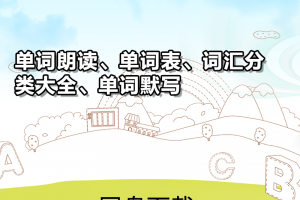 【新概念1】新概念英语第一册单词朗读单词表单词默写下载