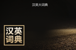 汉英大词典PDF下载